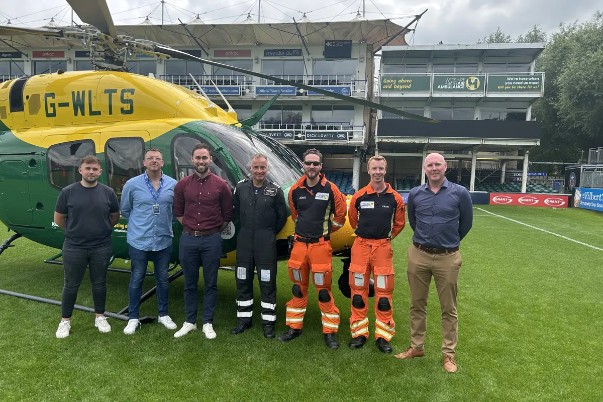 Wiltshire and Bath Air Ambulance backs Bath Rugby for historic treble bid