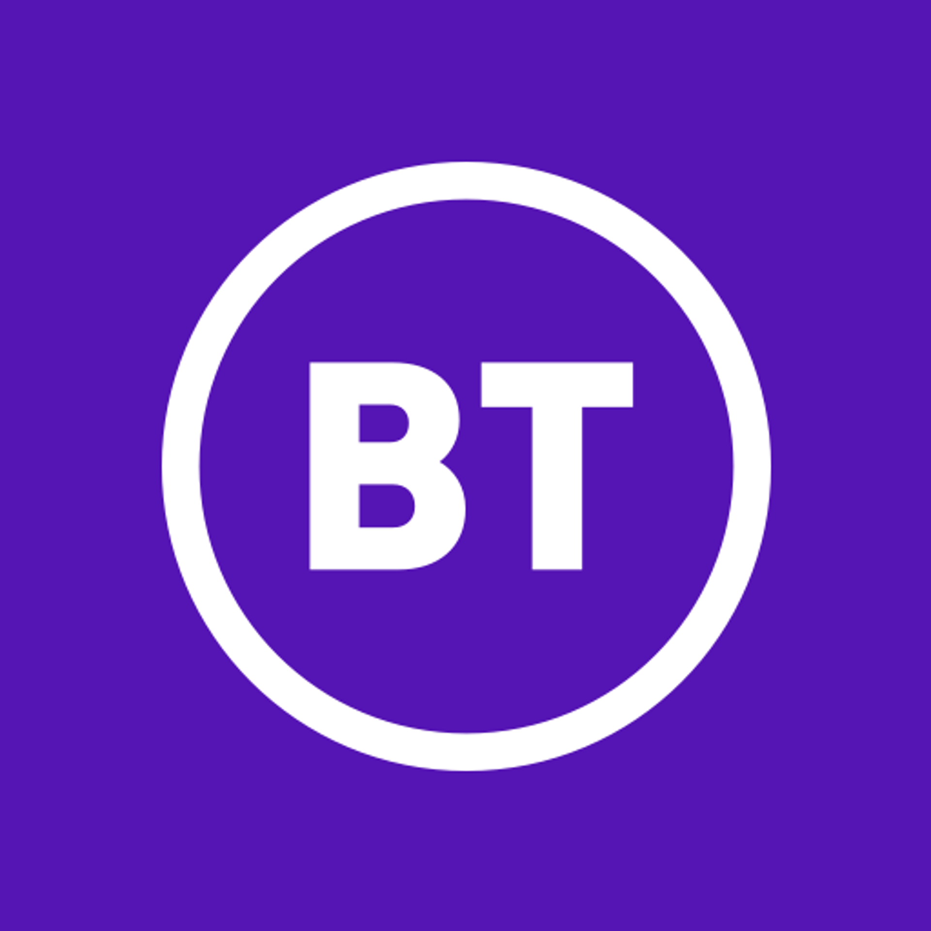 Purple BT logo