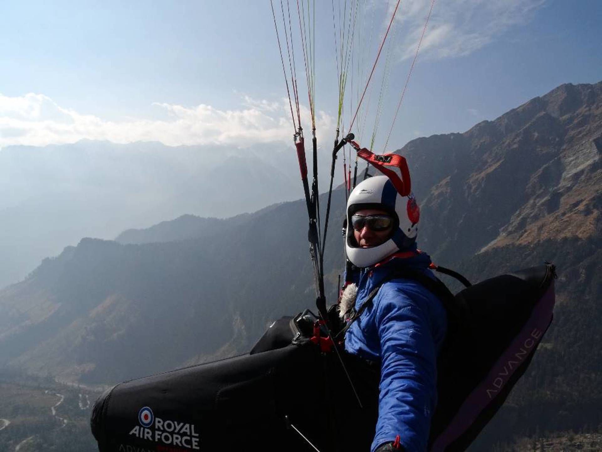 A paraglider named Chris Williams, who was airlifted by Wiltshire Air Ambulance A paraglider named Chris Williams, who was airlifted by Wiltshire Air Ambulance