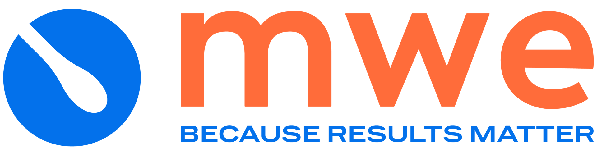 MWE logo - because results matter MWE logo - because results matter