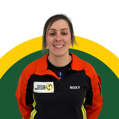 Trainee critical care paramedic Roxy Boromond