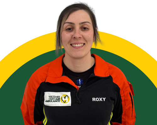 Trainee critical care paramedic Roxy Boromond