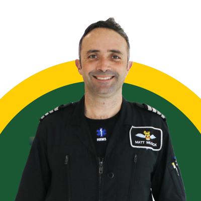 Chief pilot Matt Wilcock Chief pilot Matt Wilcock